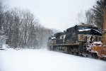 Kicking Up snow